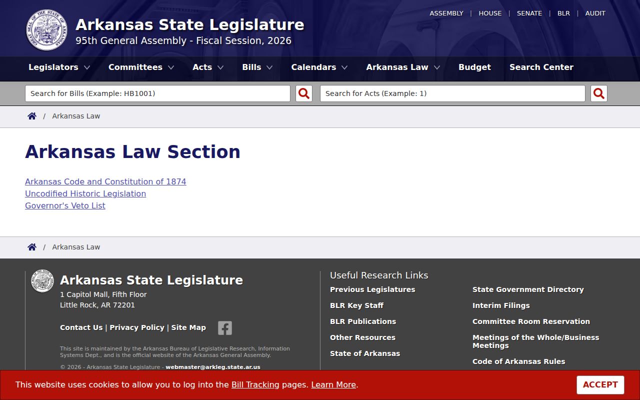 Woodruff County criminal court dockets and Arkansas criminal statutes